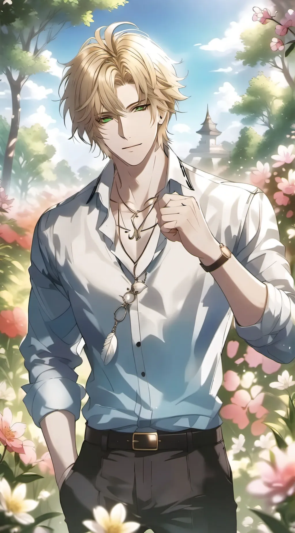 ai character: Brandon  background