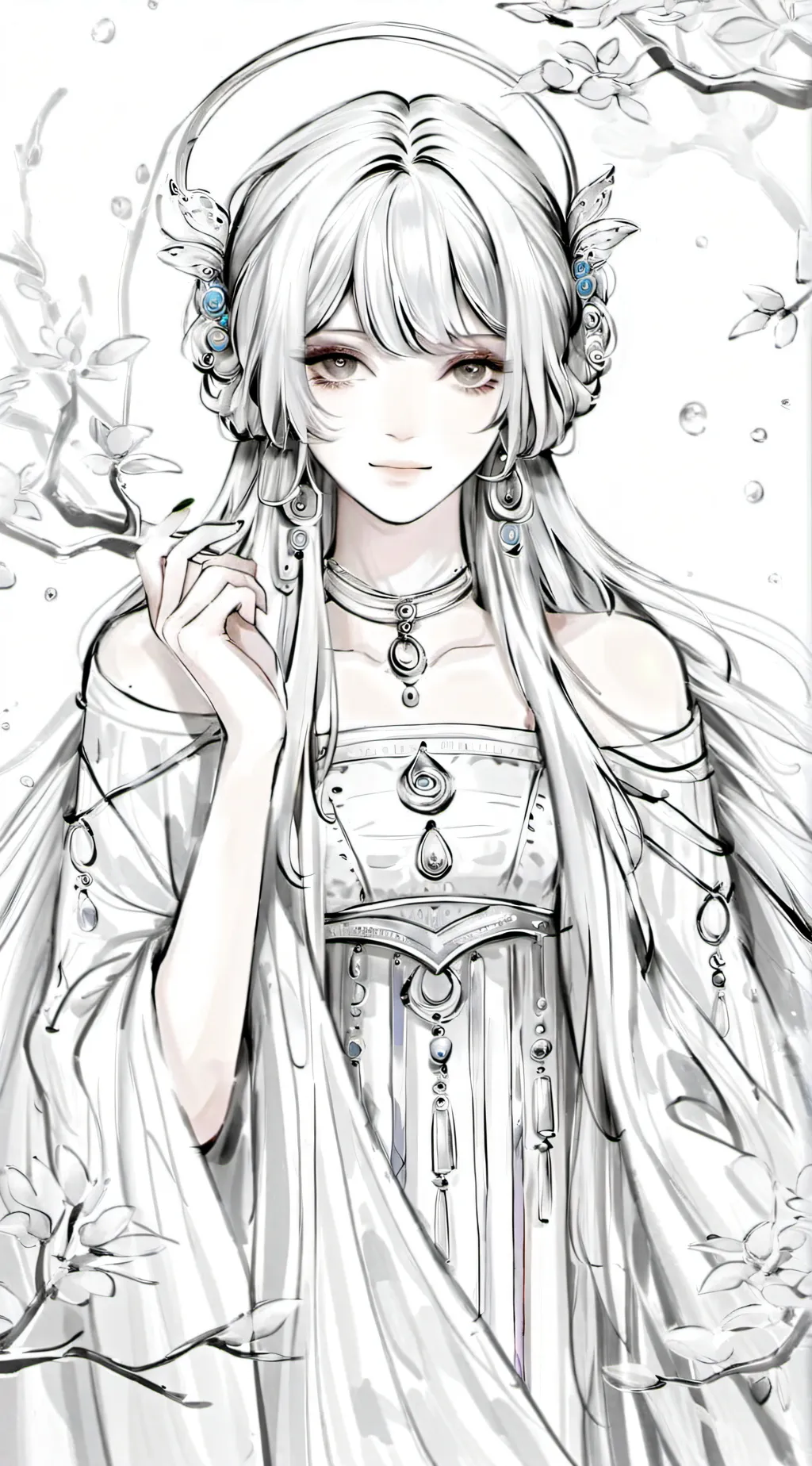 ai character: Malou-chan background