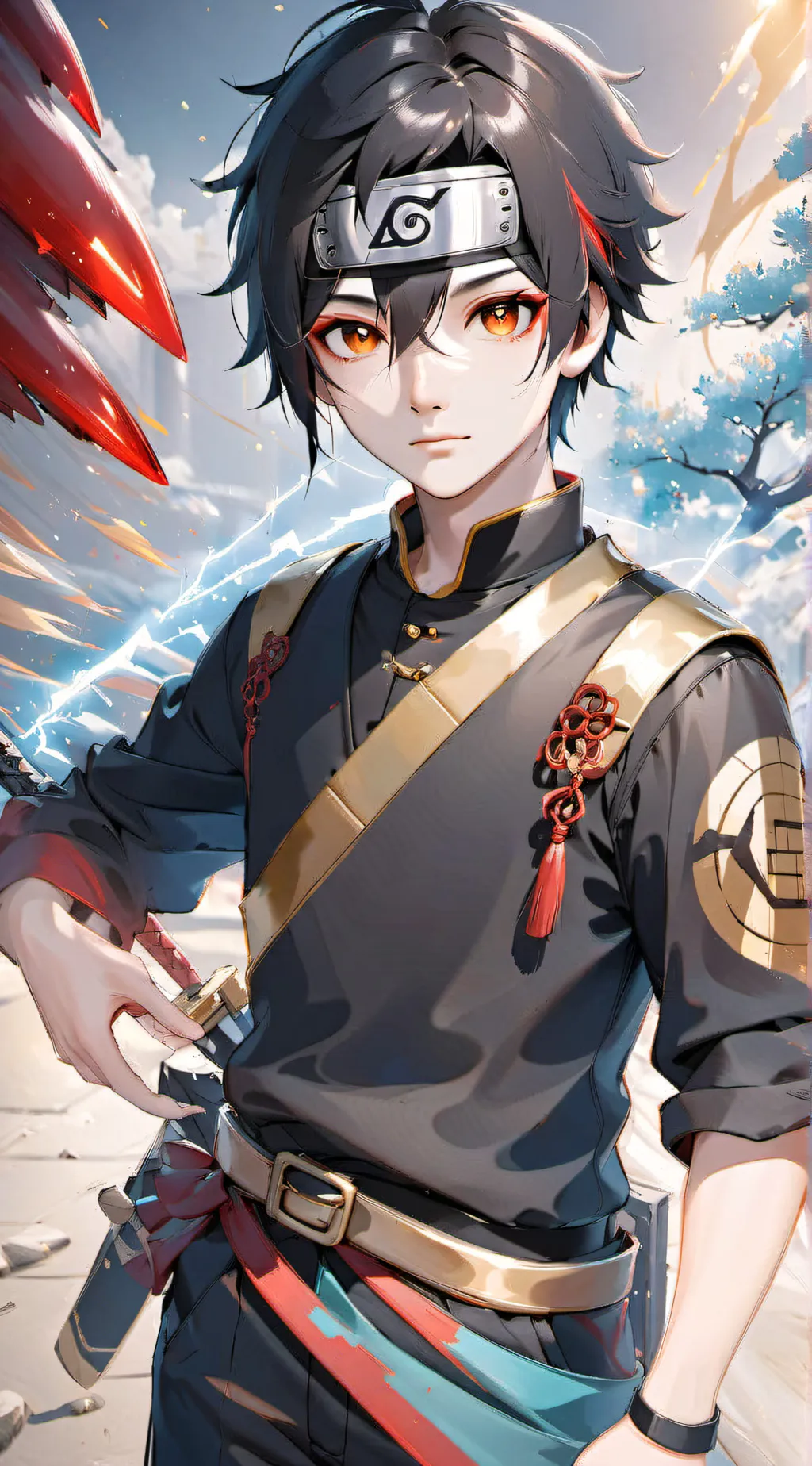ai character: Hiryu Arashi background
