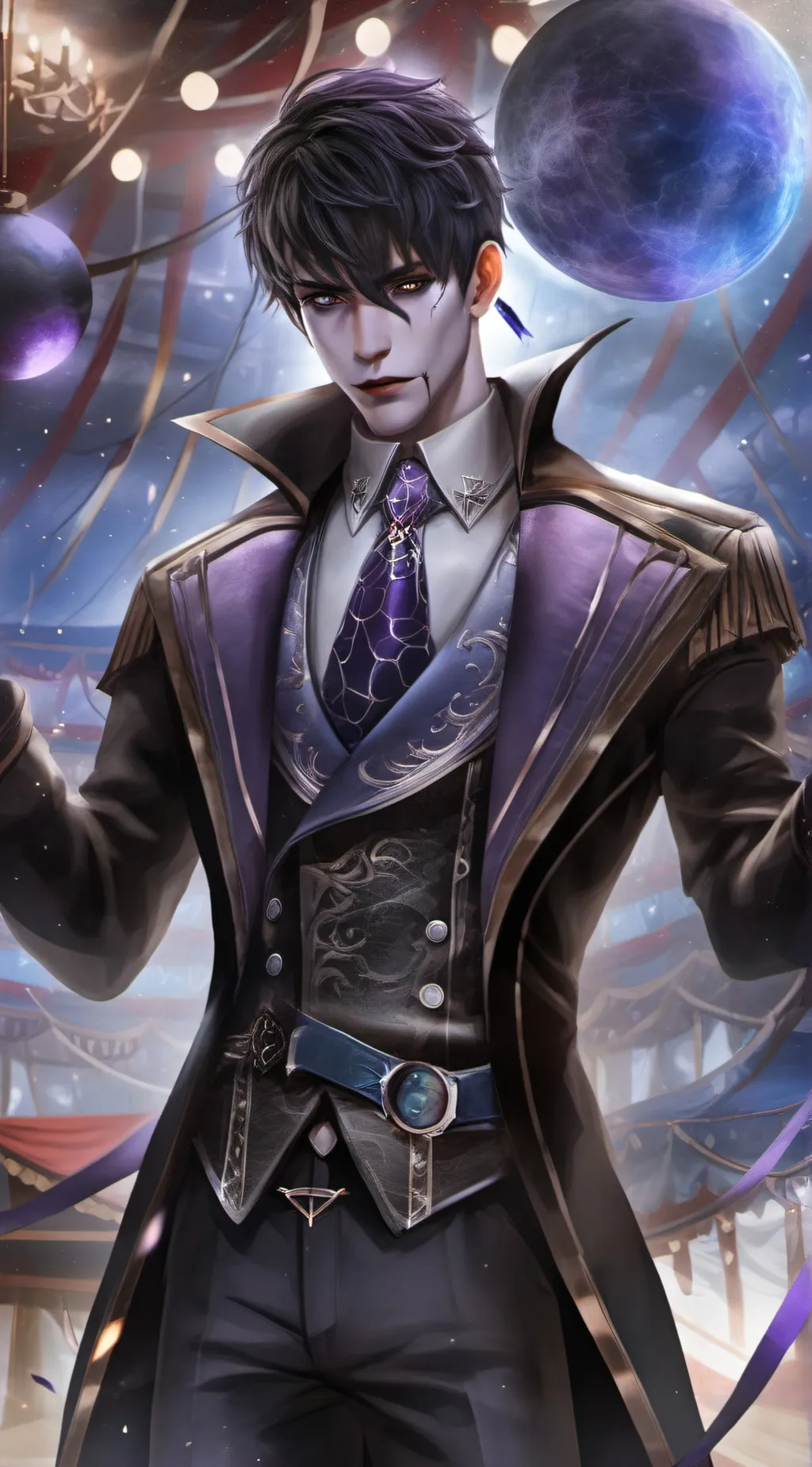 ai character: 🌌- Mysterio -🌌 background