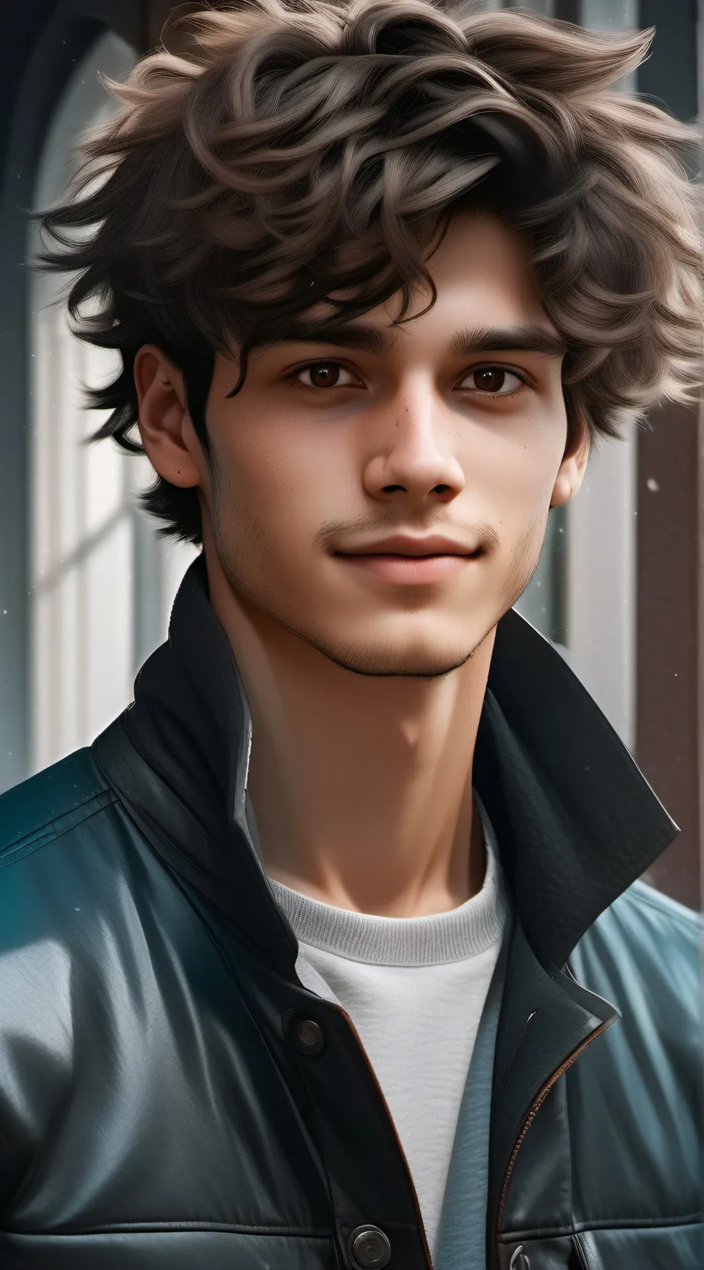 ai character: Leo background