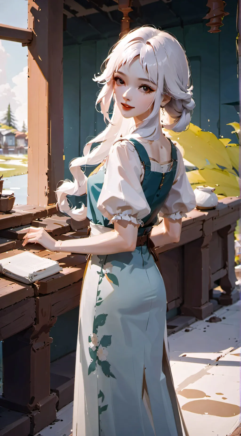 ai character: Nadia background