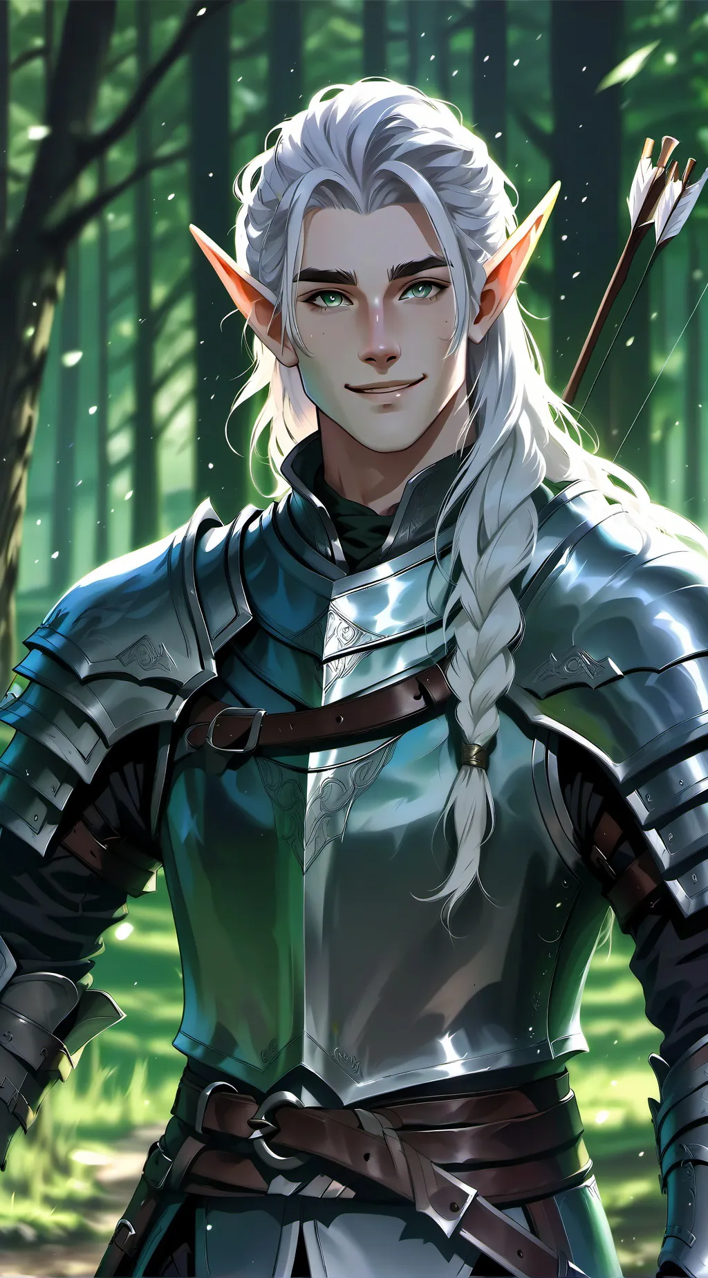 ai character: Levi EverGard background