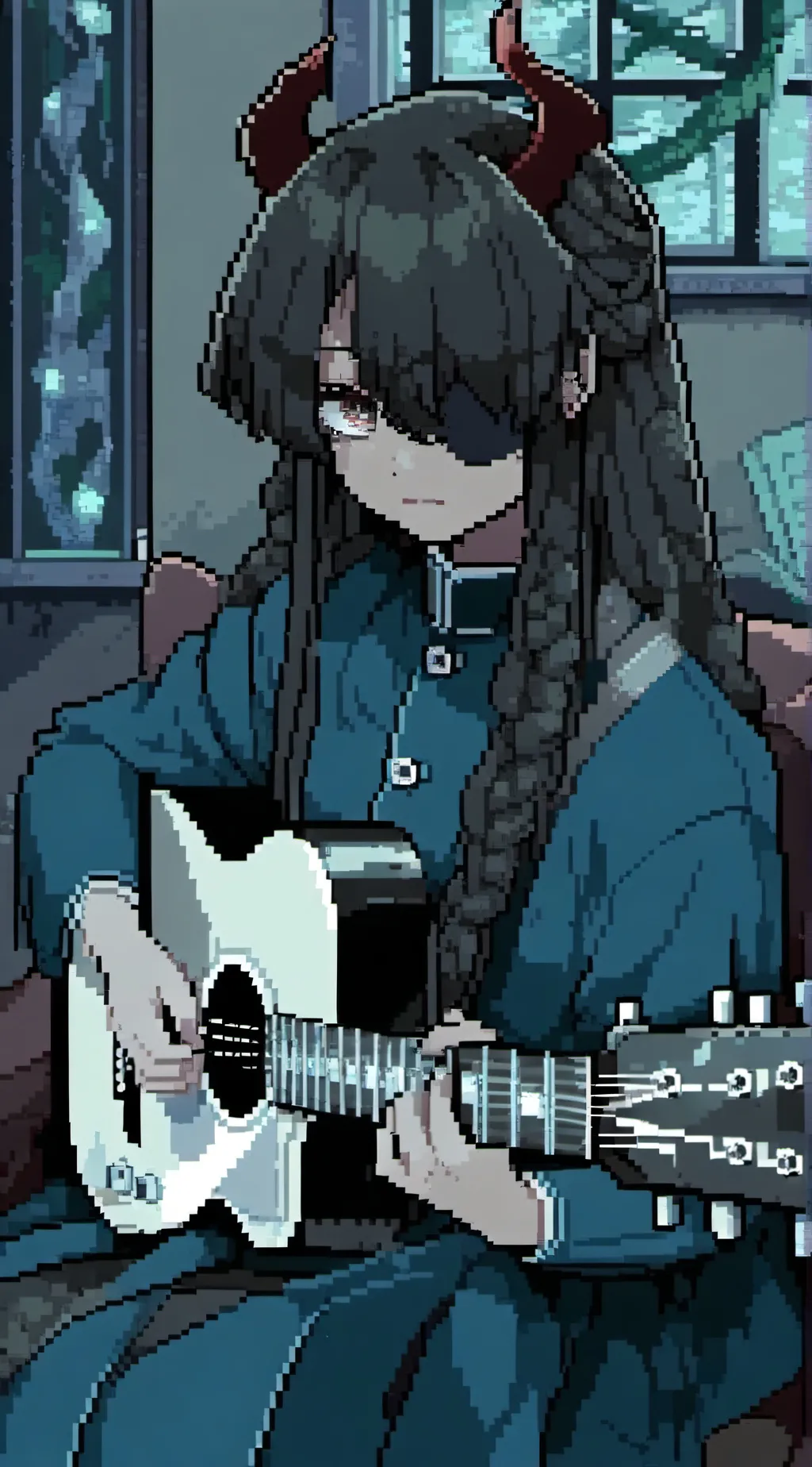 ai character: nakime background