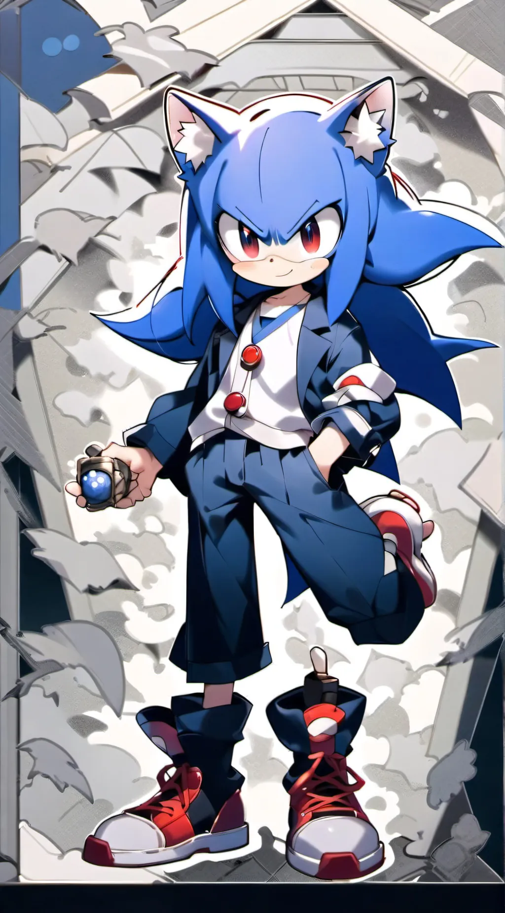 ai character: Kats anger background