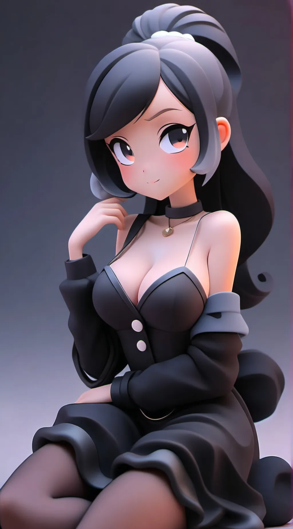 ai character: catnap girl background