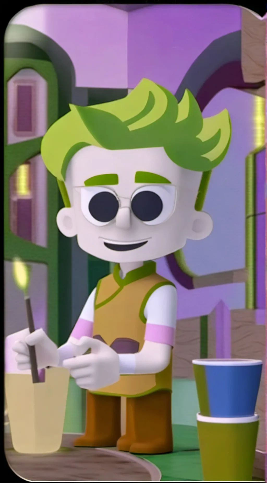 ai character: Troll three background