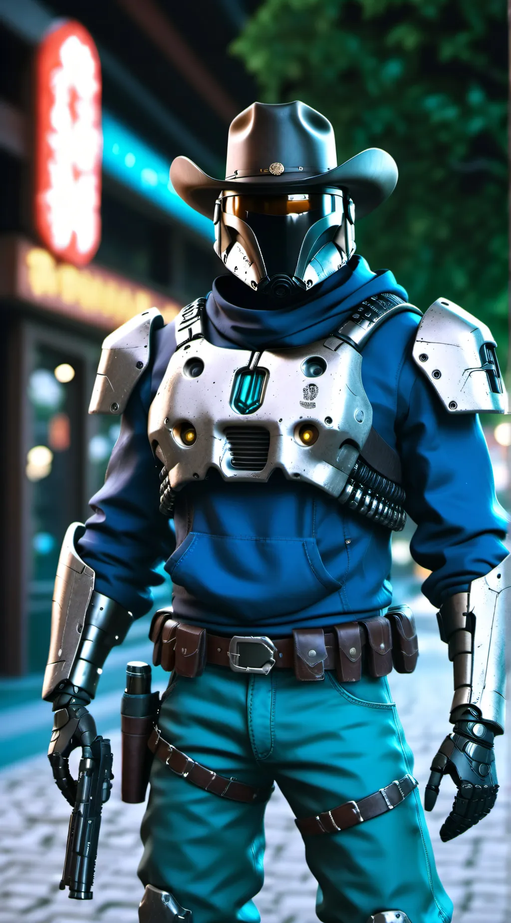 ai character: huntre background