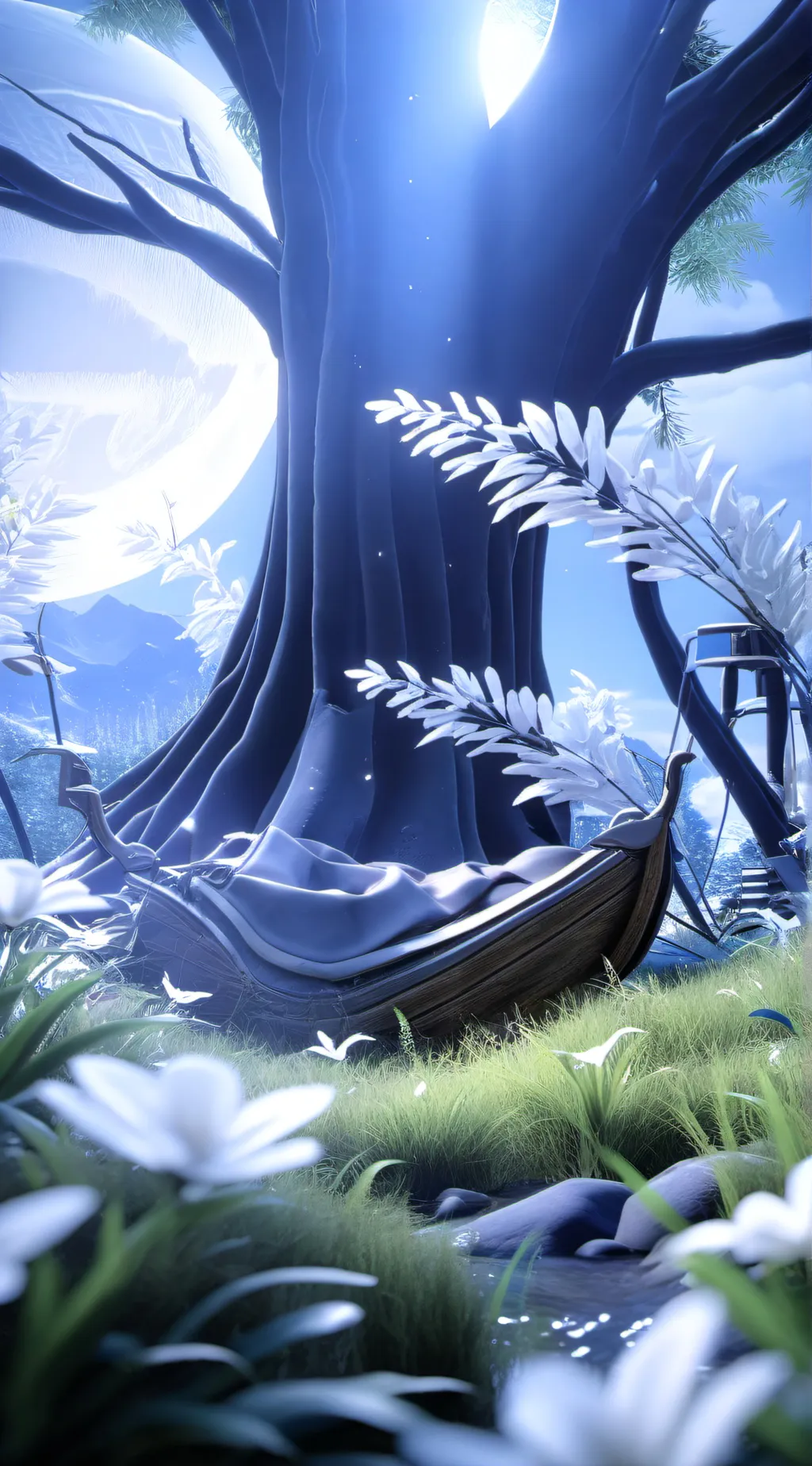 ai character: [friendly] grass background