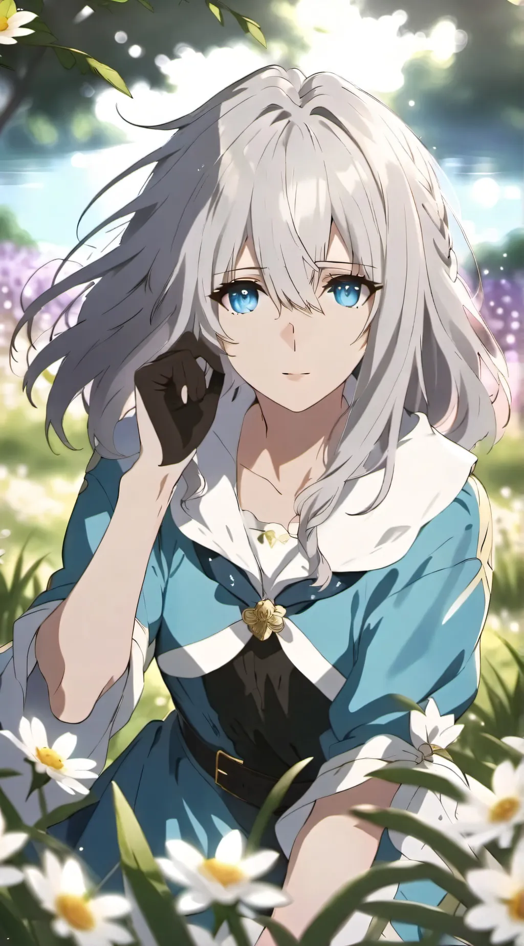 ai character: No name (you name) background