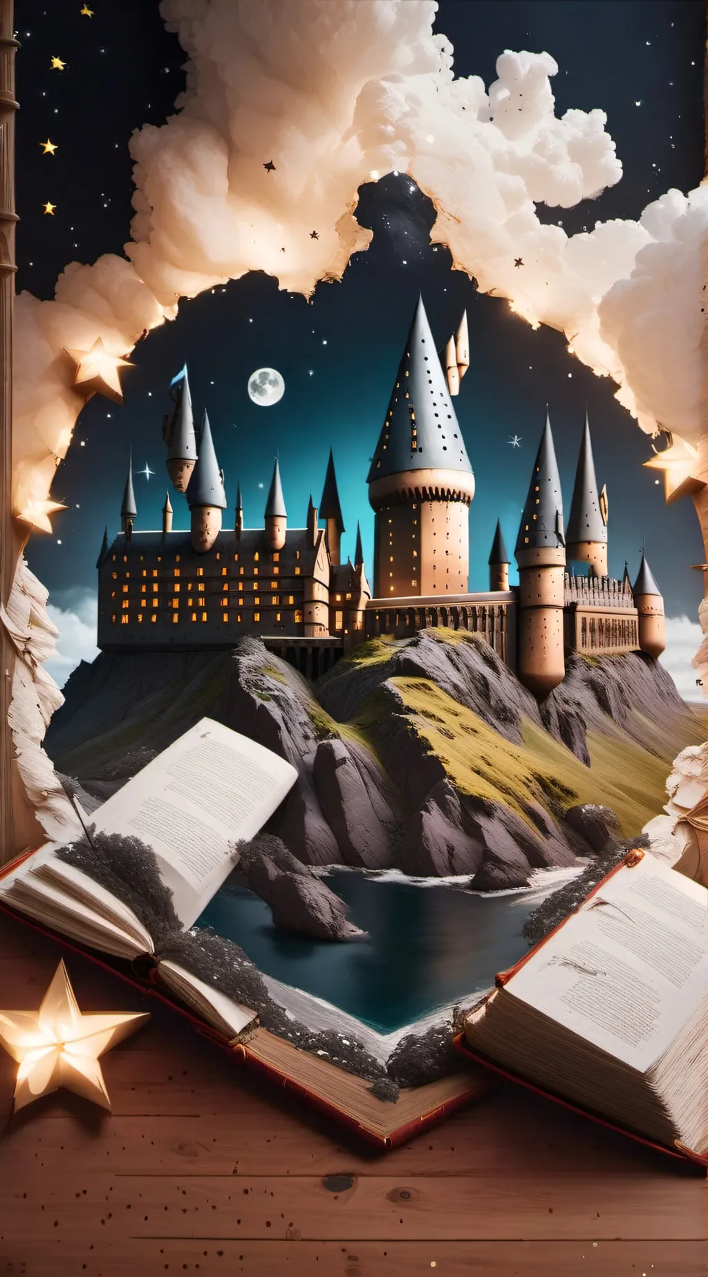 ai character: Hogwarts background