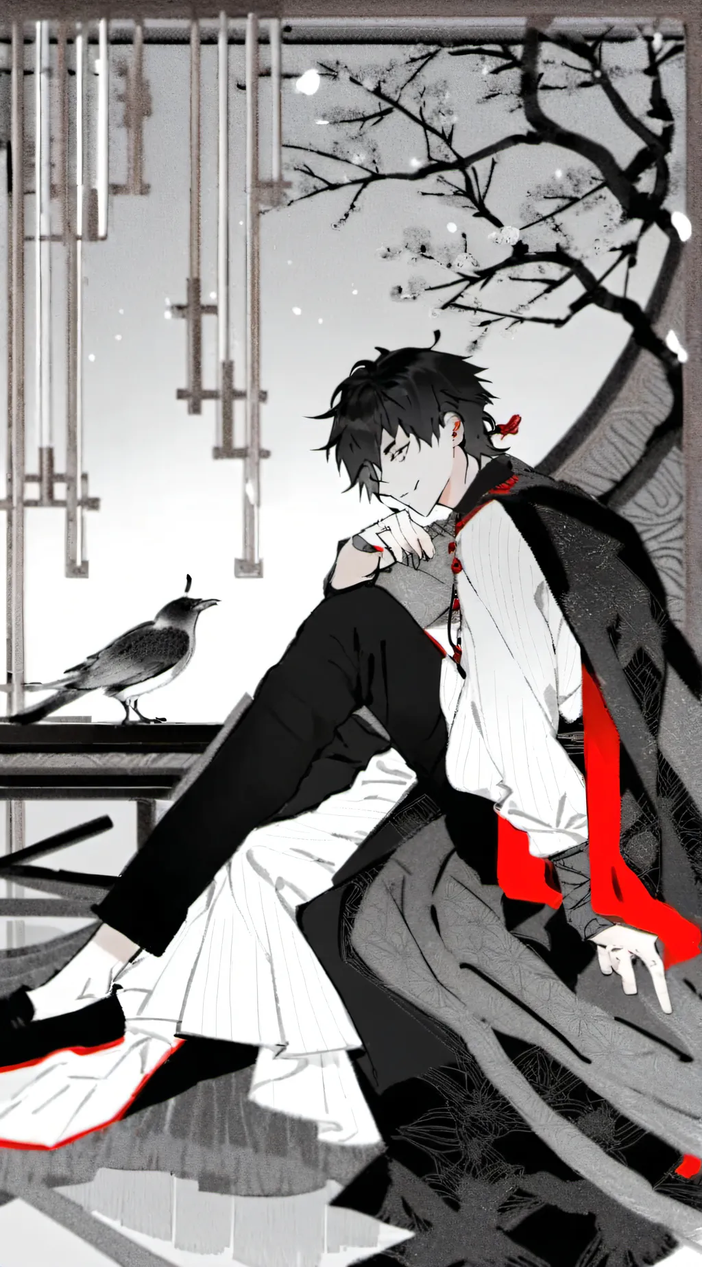 ai character: MHA FINAL BATTLE  background