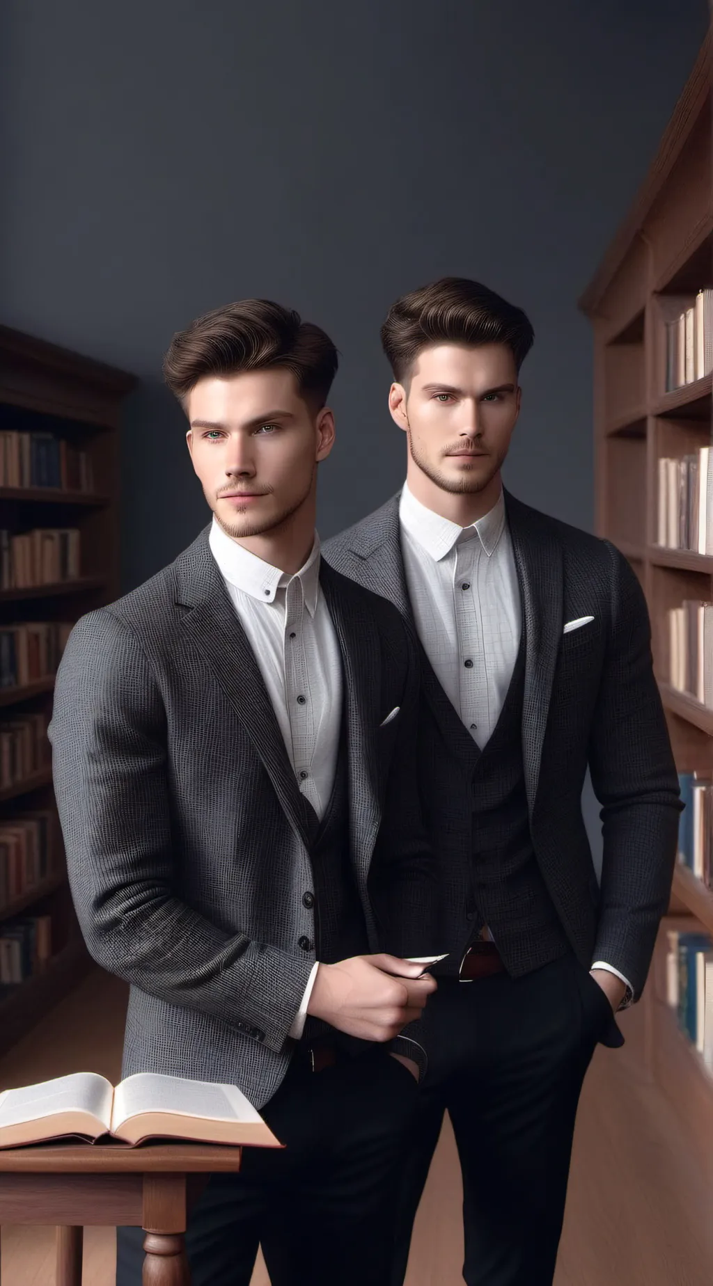 ai character: Levi and Max background