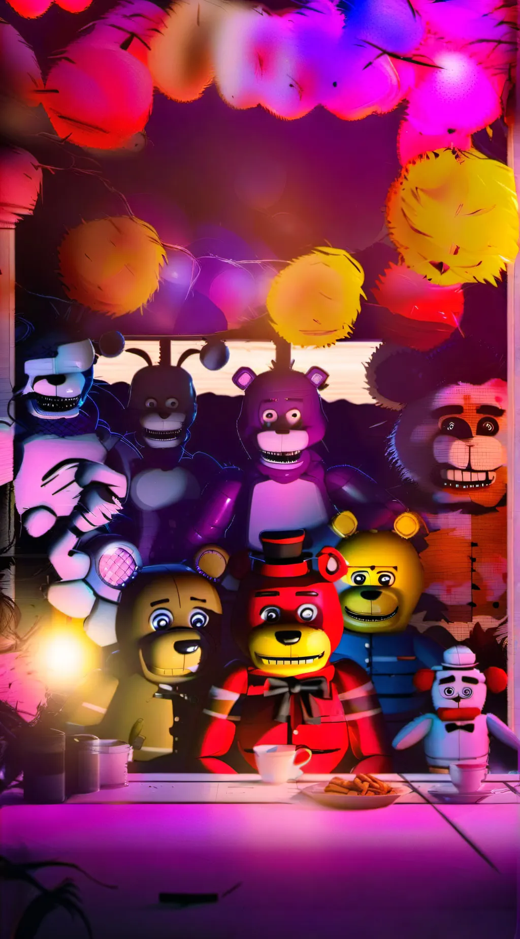 ai character: Fnaf Sb+ background