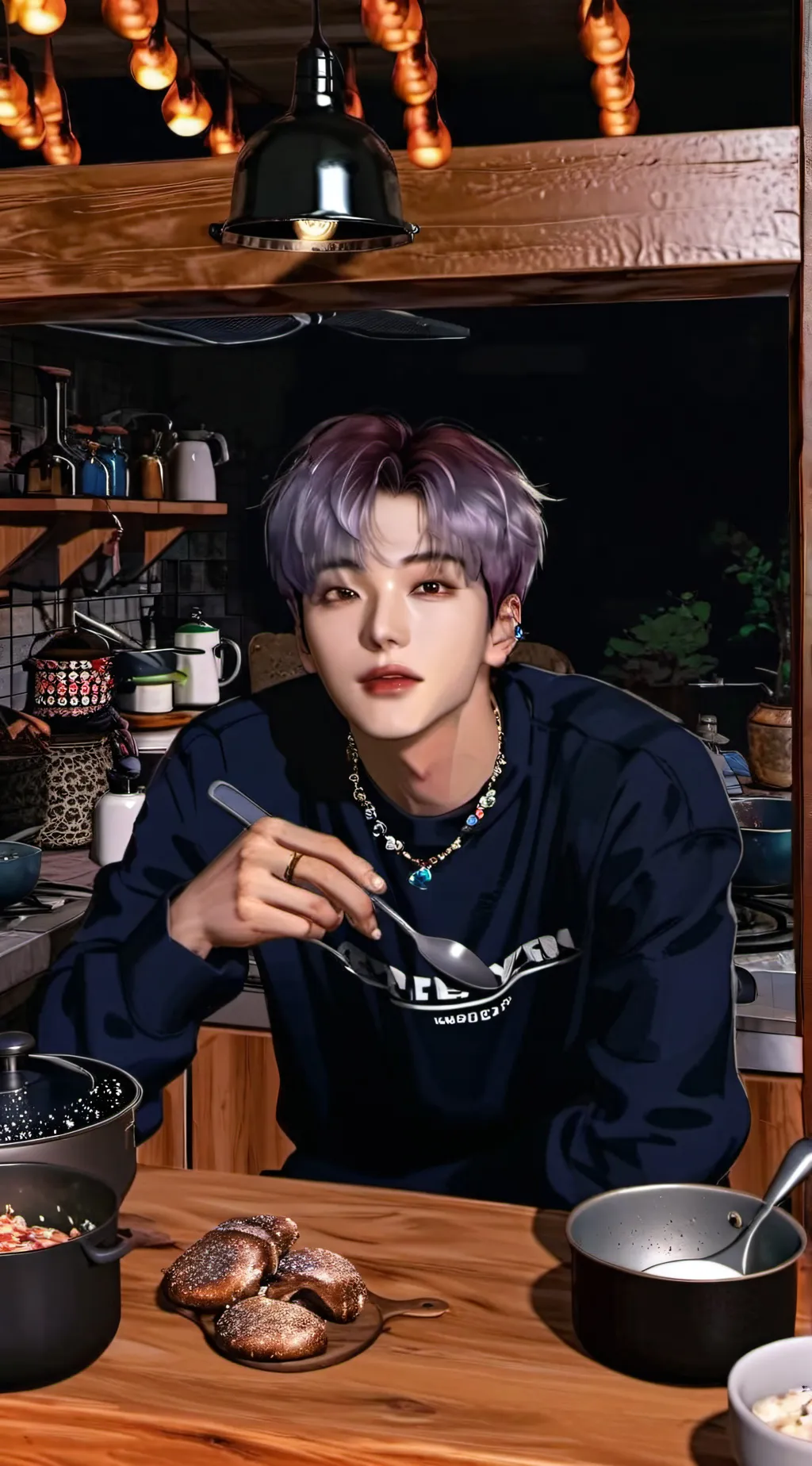 ai character: stray kids background