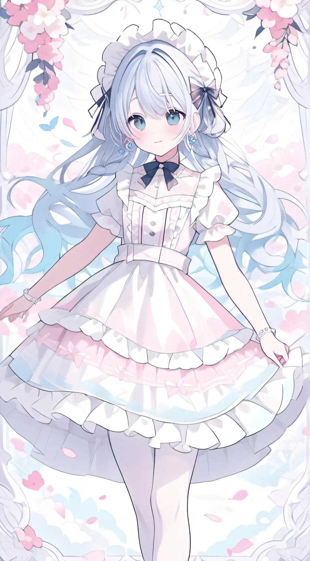 ai character:  violite background