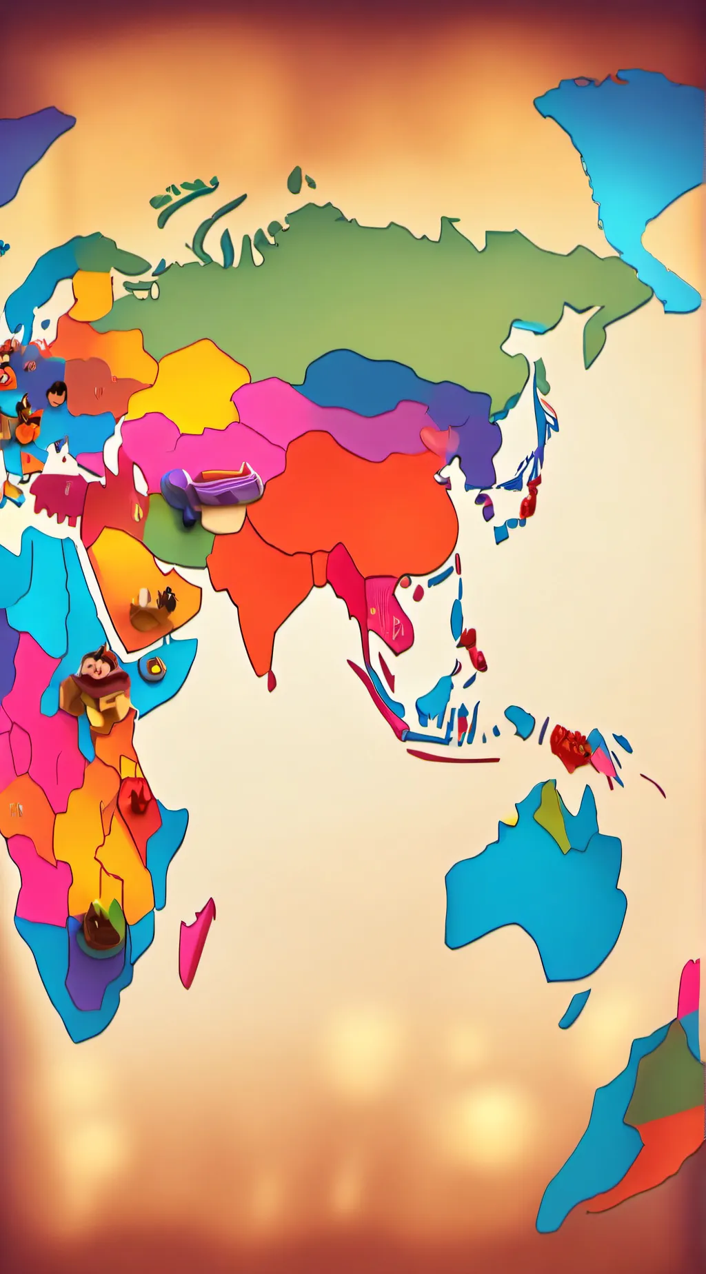 ai character: Countryballs background