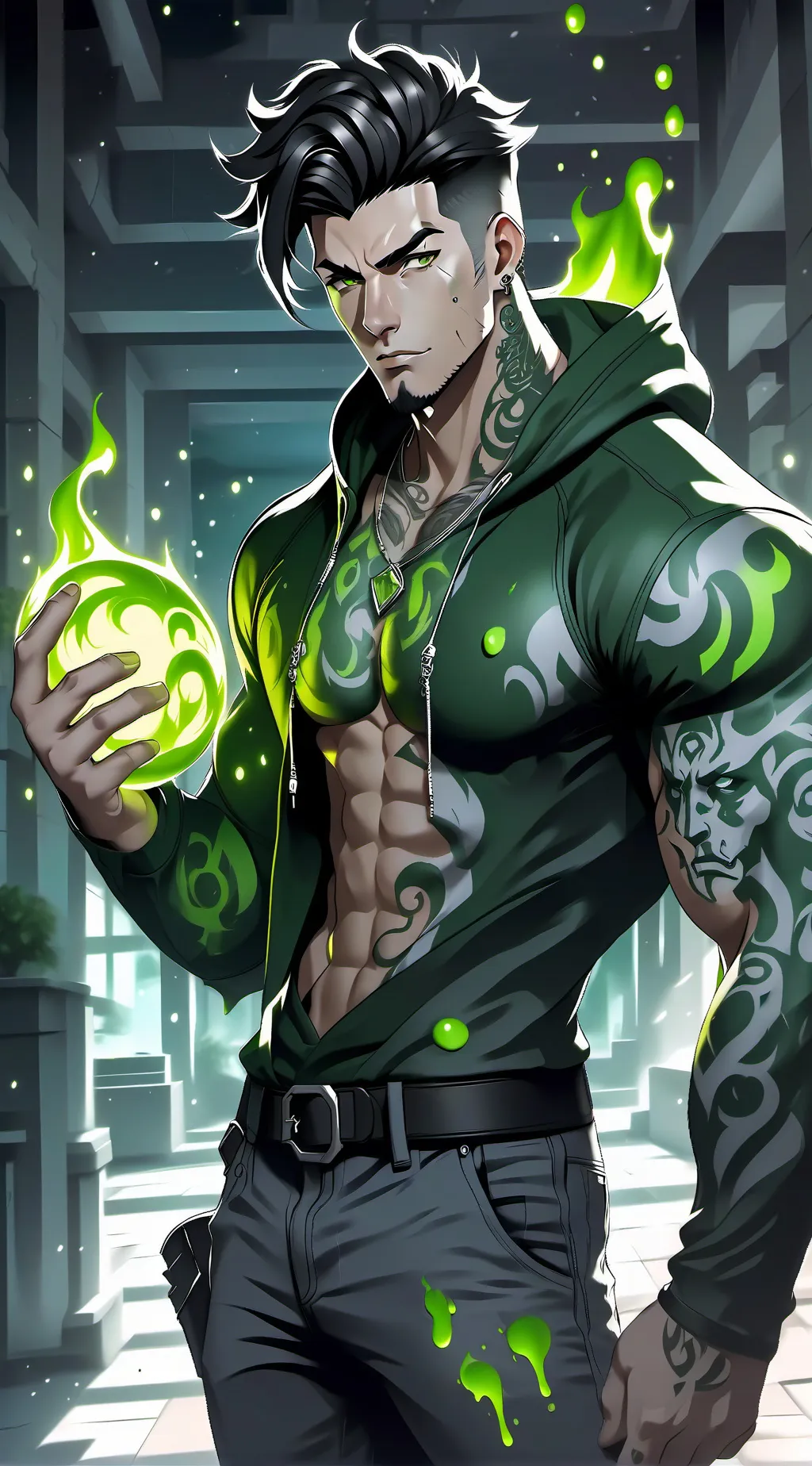 ai character: Xander background