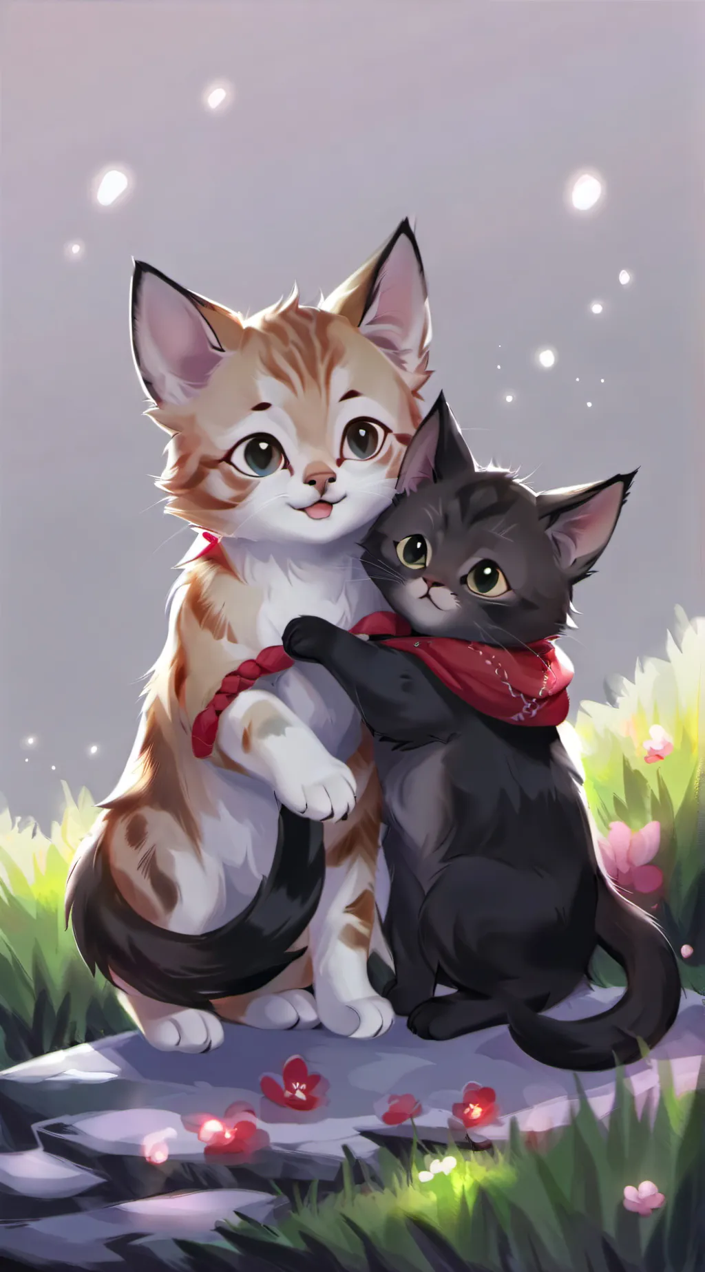 ai character: Cats! background