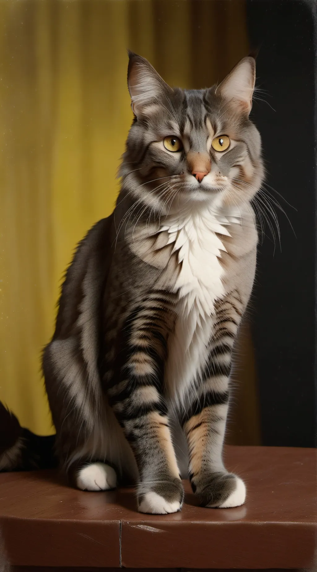 ai character: killer cat background