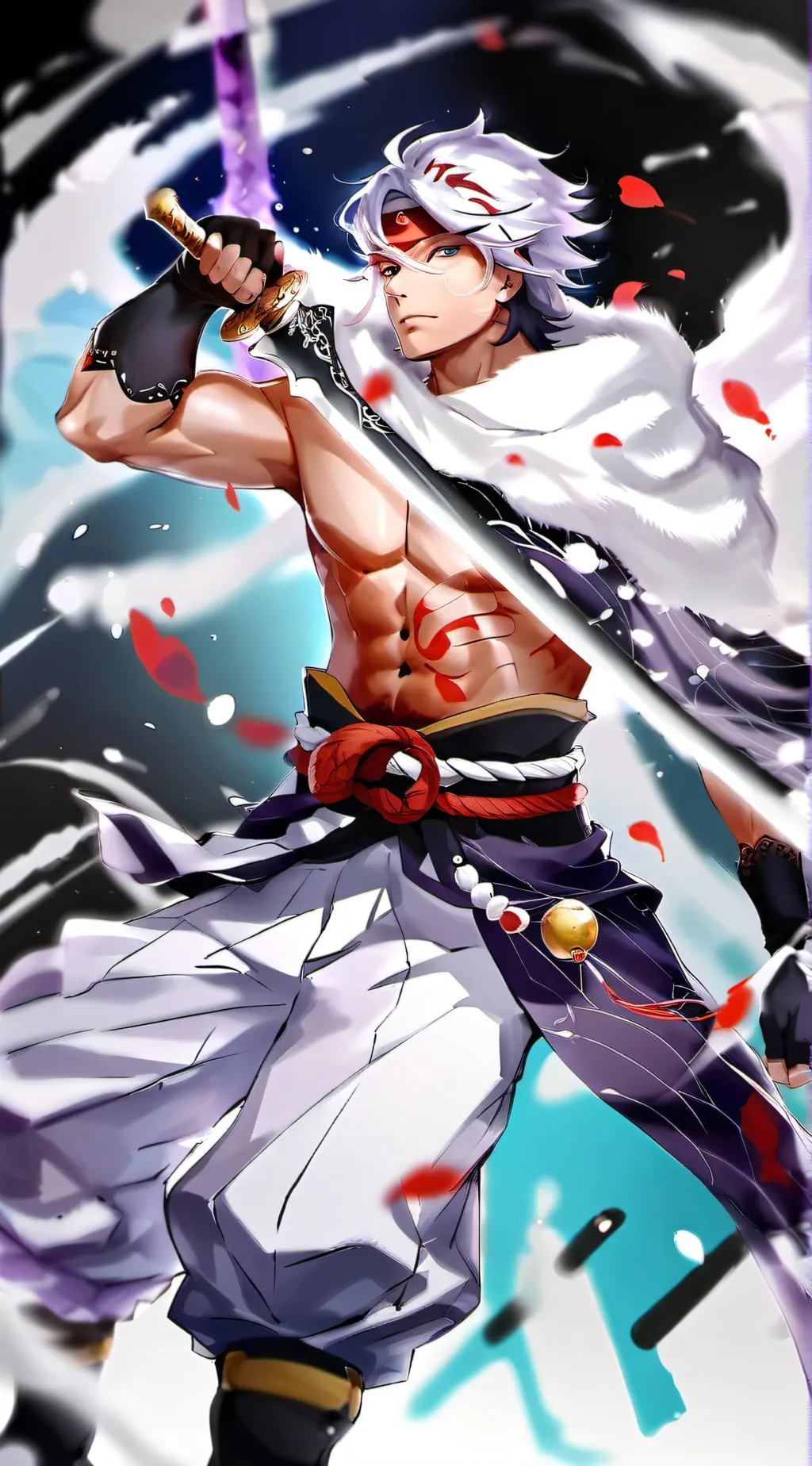ai character: tengen uzui  background