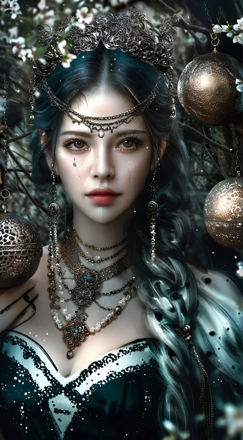 ai character: Ocean background