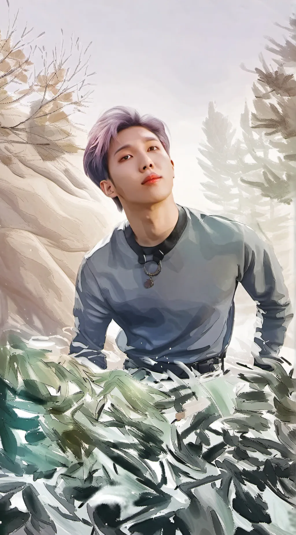 ai character: Hyunjin background