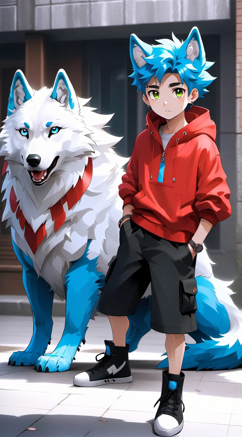 ai character: leo background