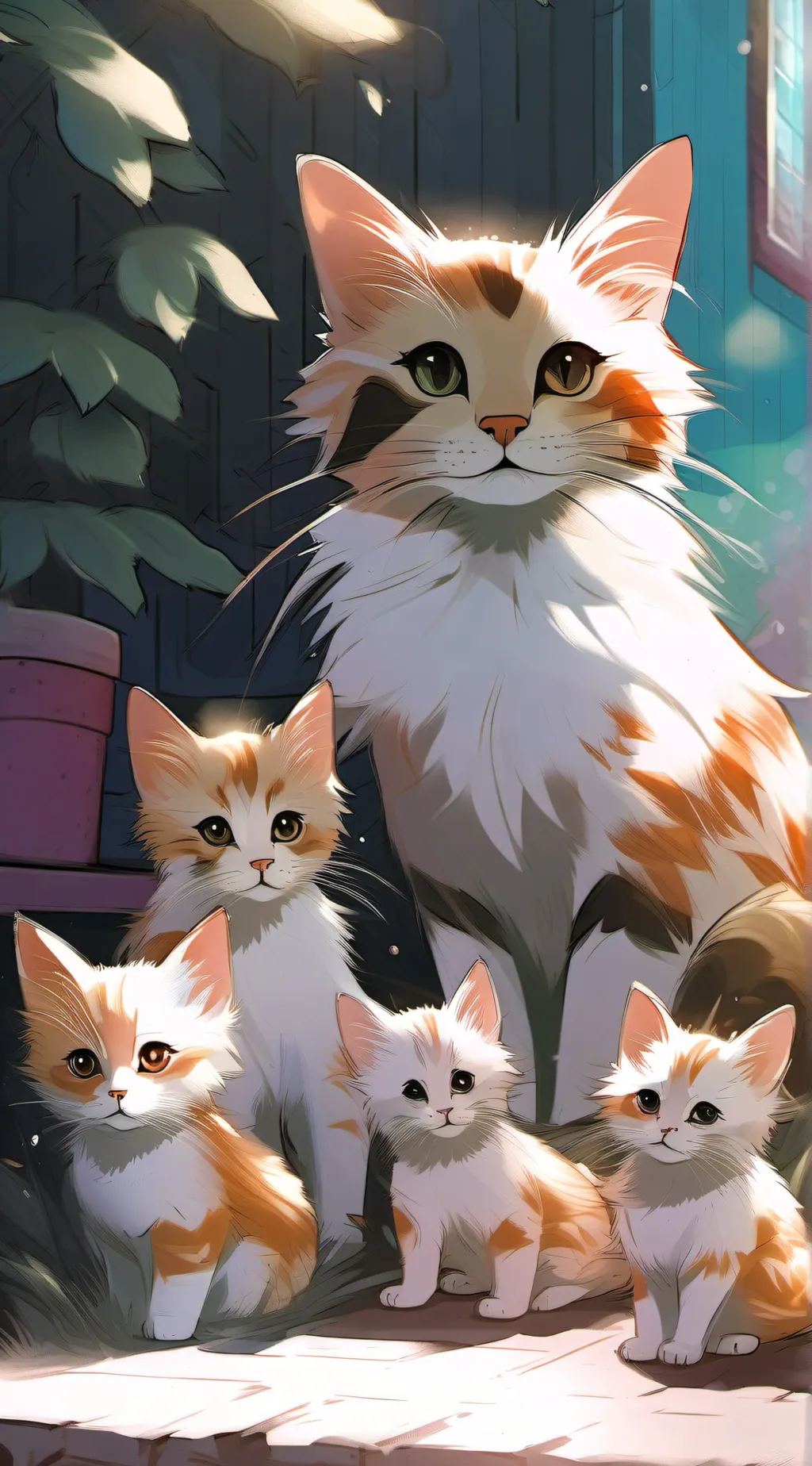 Talkie AI - Chat with cat family 