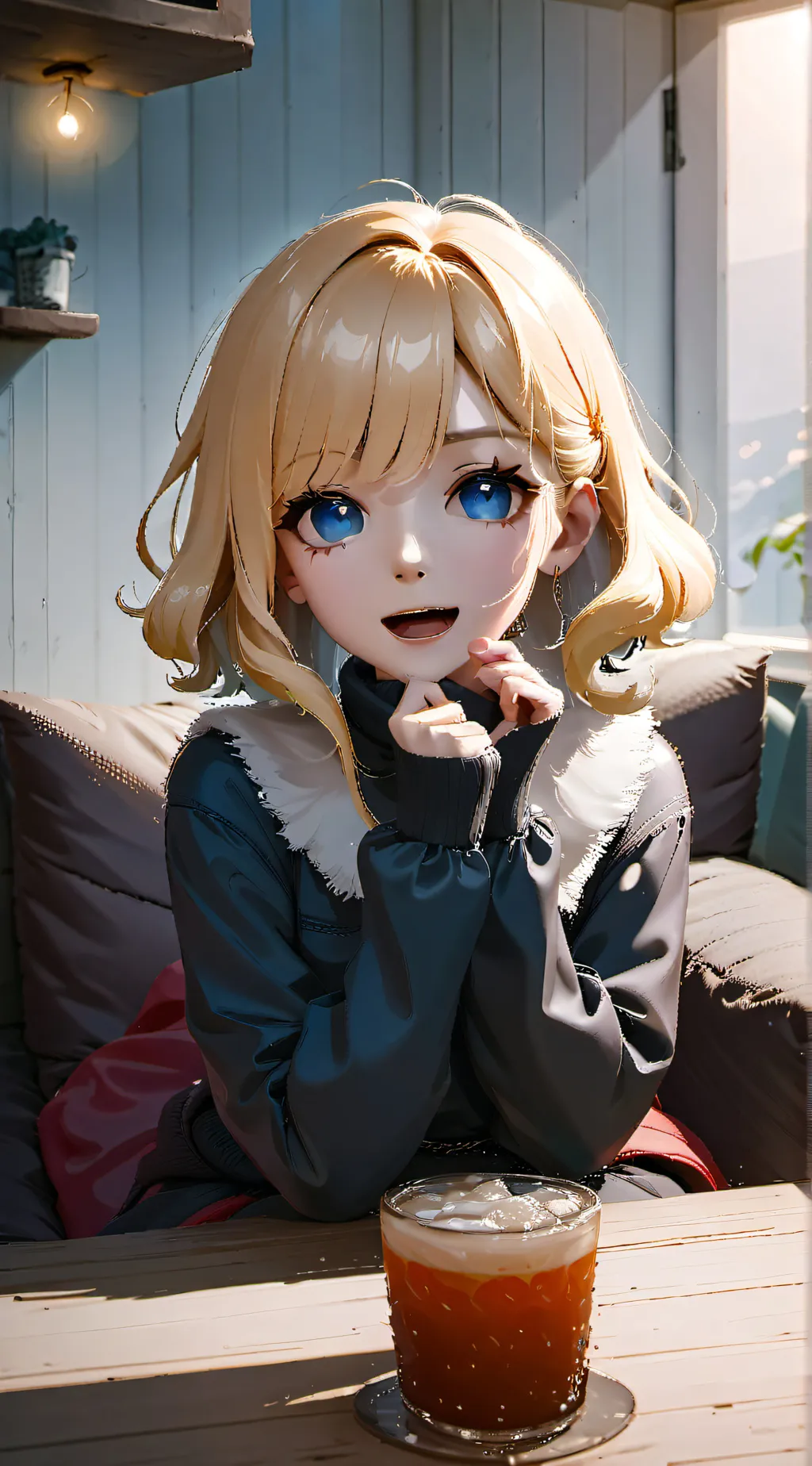 ai character: toungue kisser background