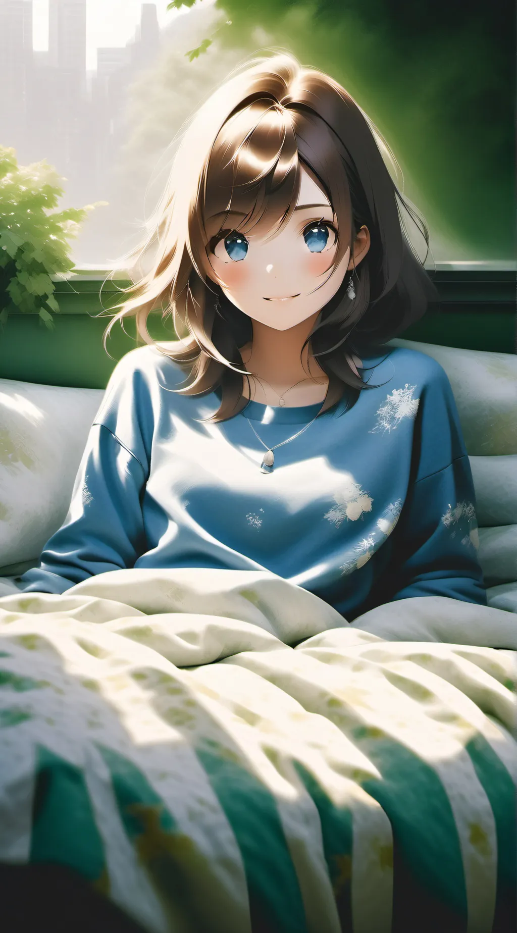 ai character: Hailey  background