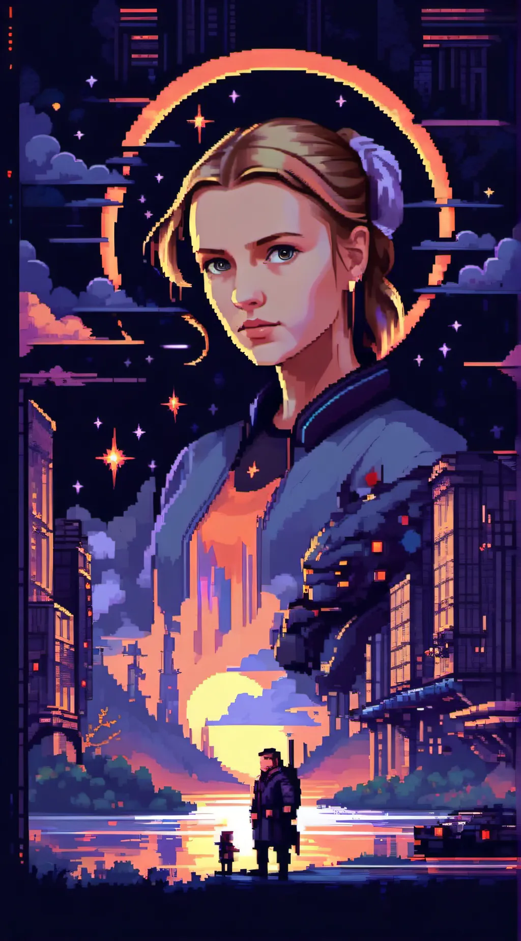 ai character: Luna⭐ background