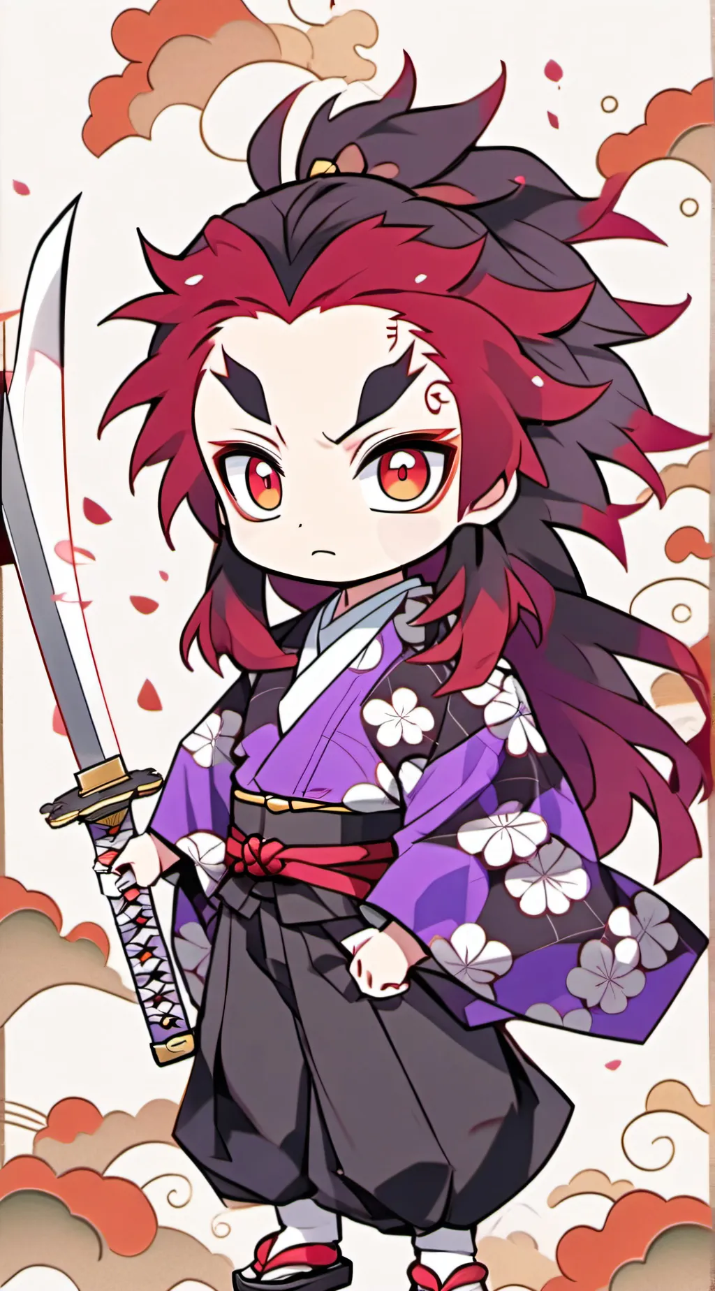 ai character: Uppermoons + MJ background