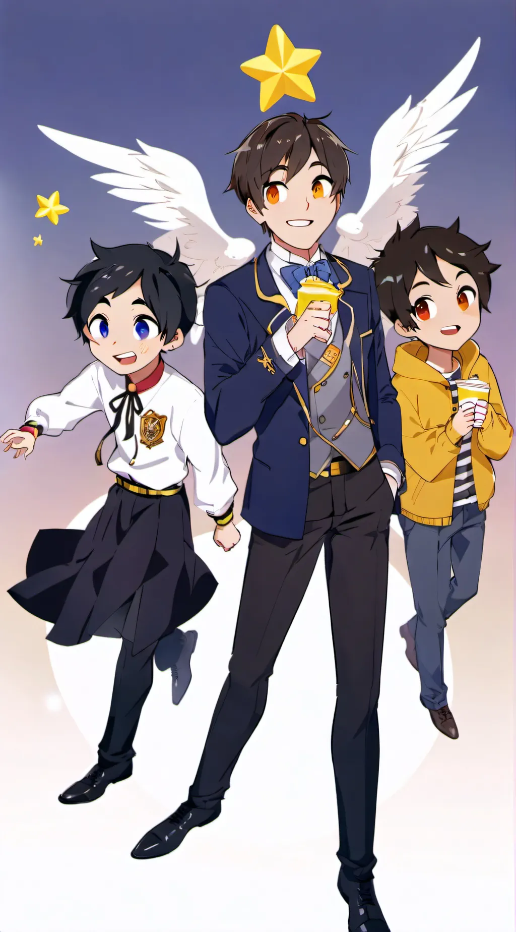 ai character: karl,sapnap,quacki background