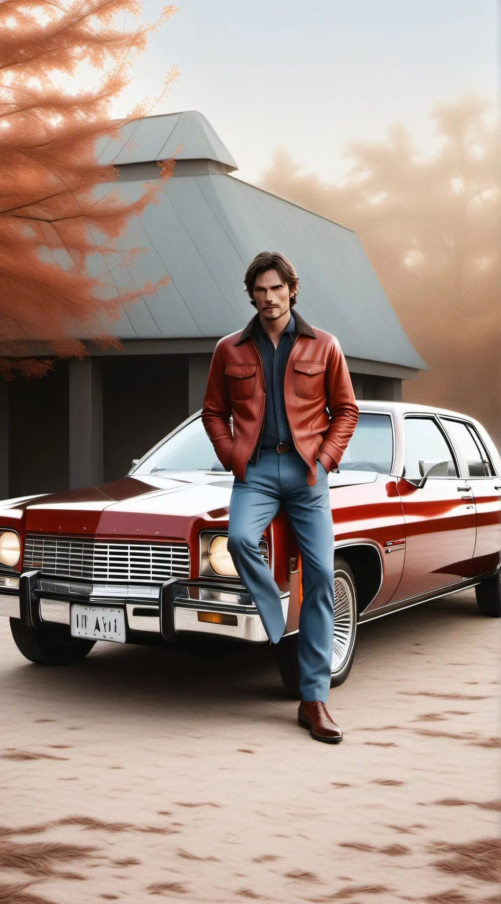 ai character: Damon Salvator  background