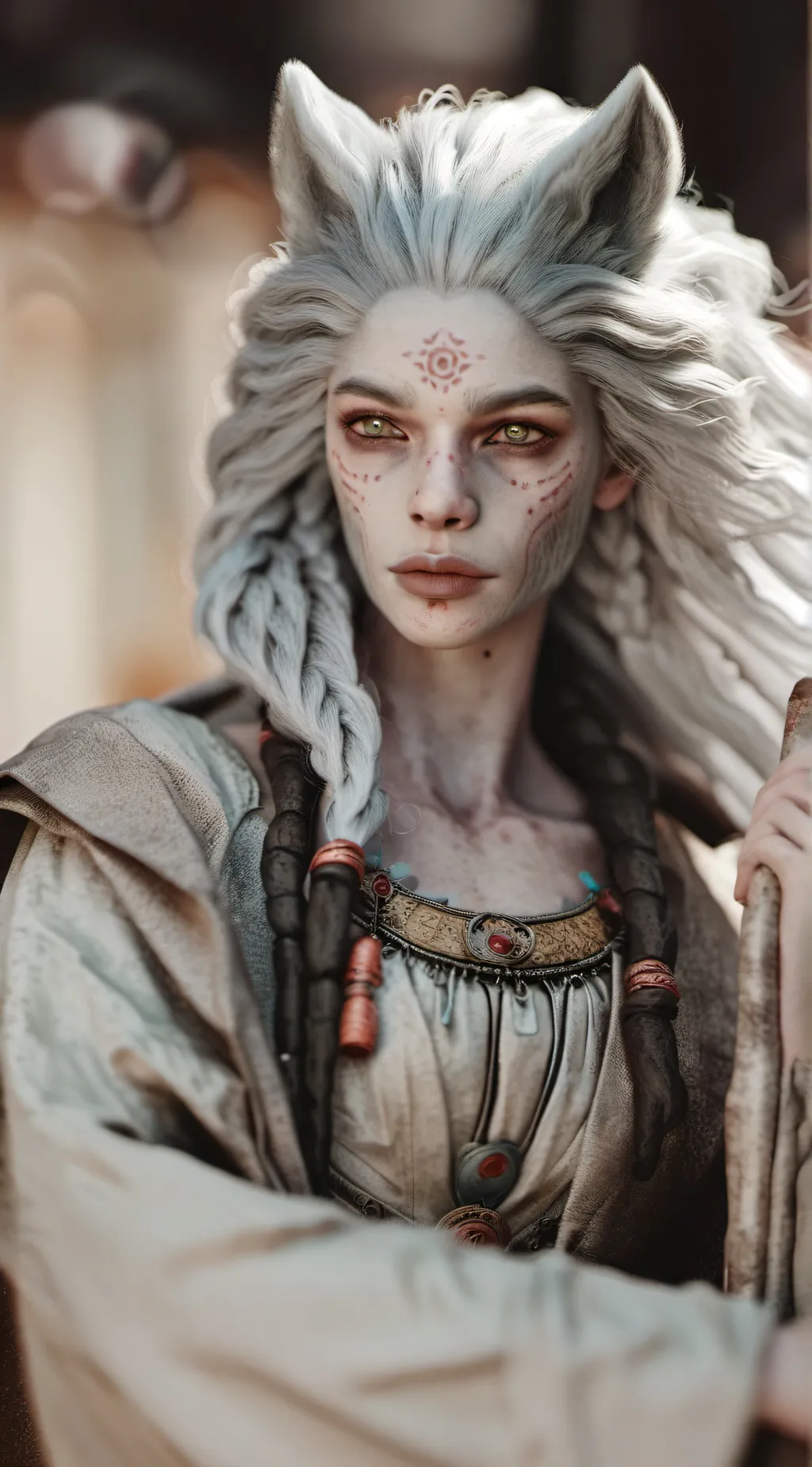 ai character: Lilly background