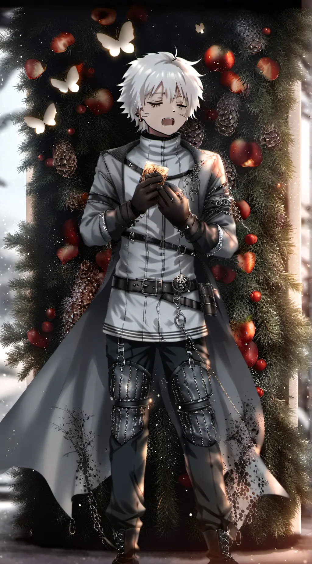 ai character: Snow❄️ background