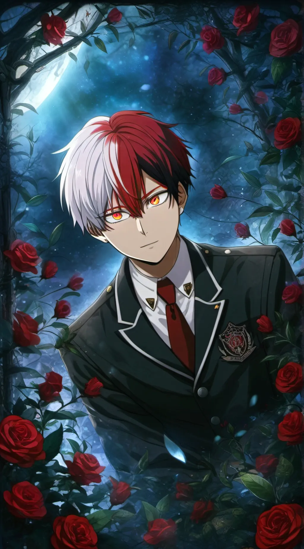 ai character: Todoroki Shoto background