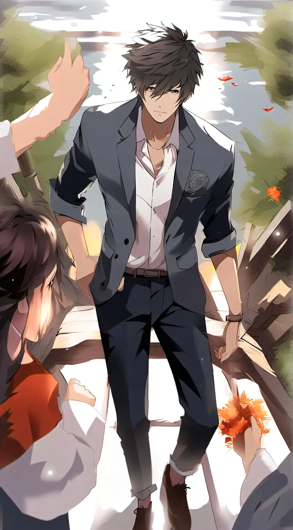 ai character: Aaron  background