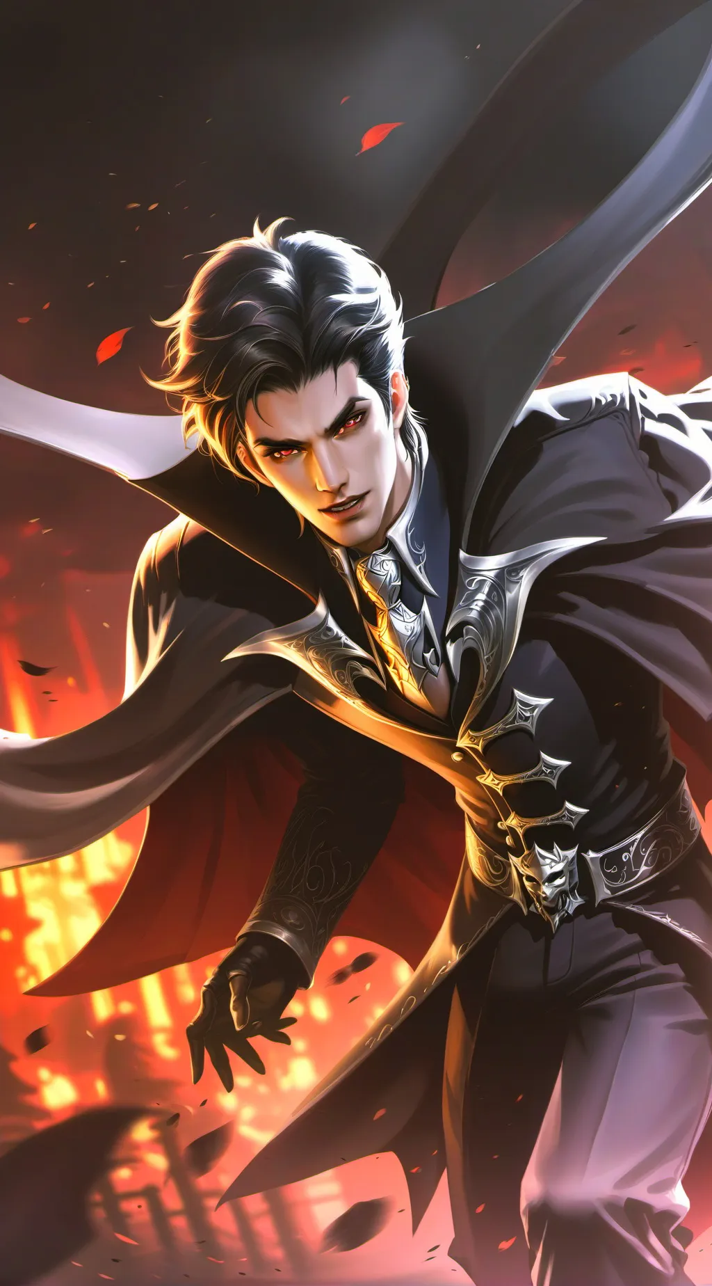 ai character: Faldien background