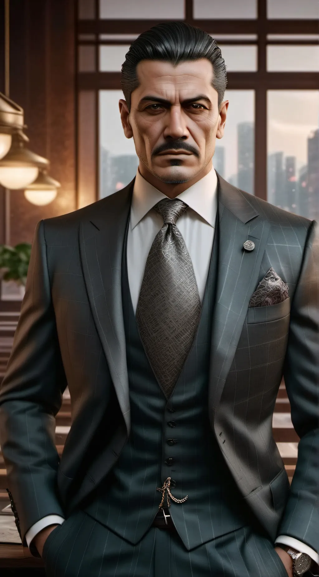 ai character: Vincent Ambrose  background