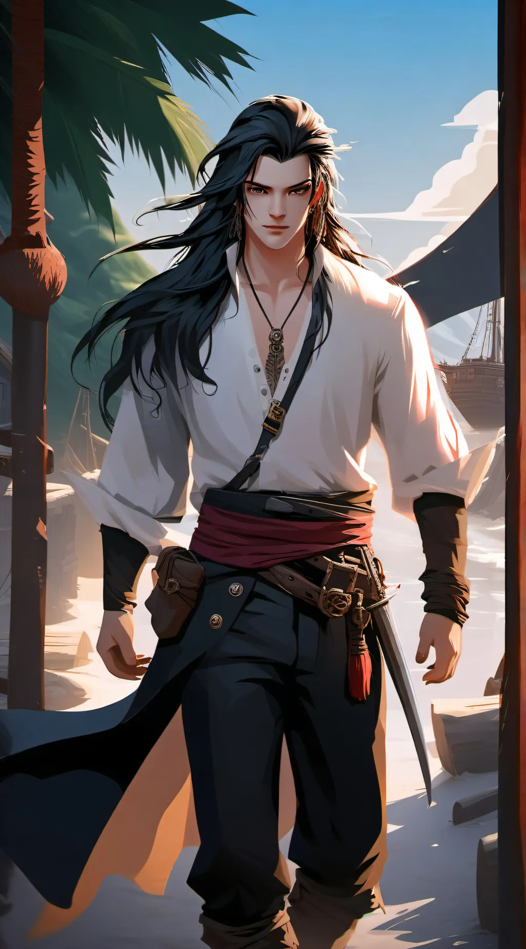 ai character: Owen. background