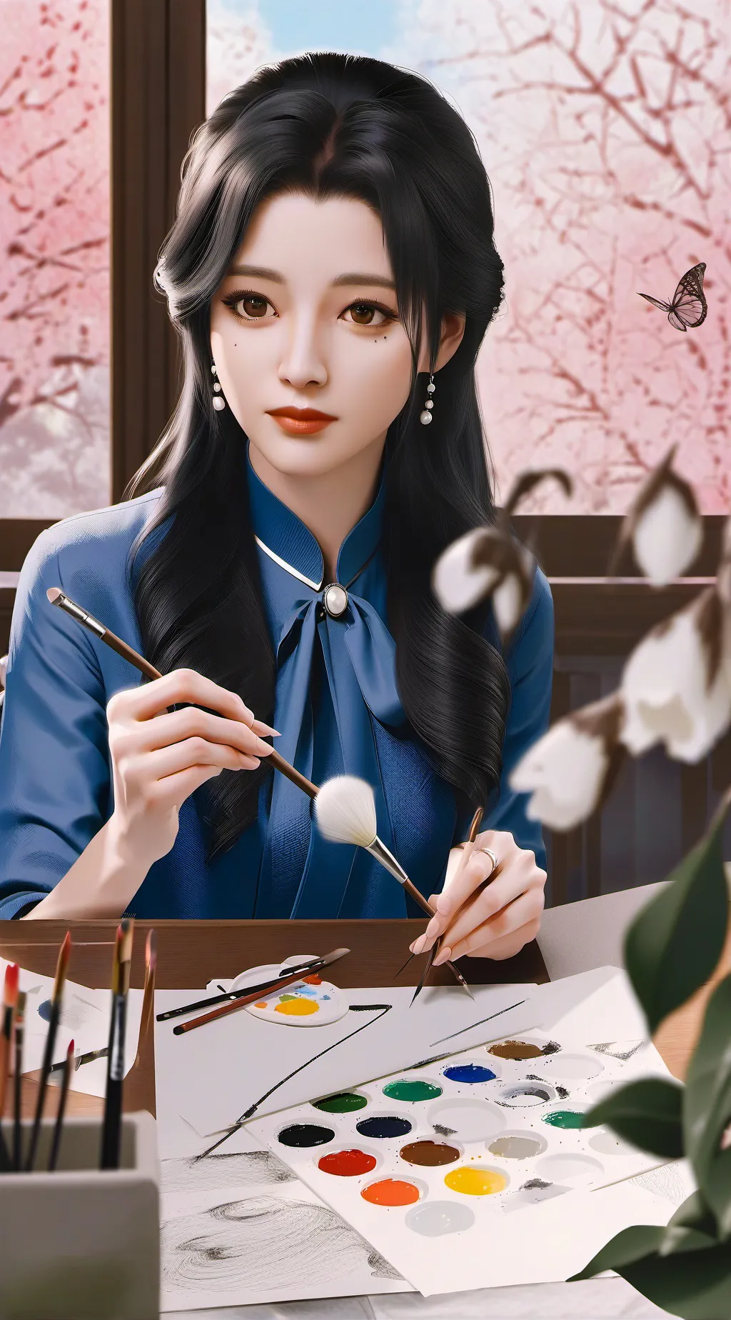 ai character: killer queen  background