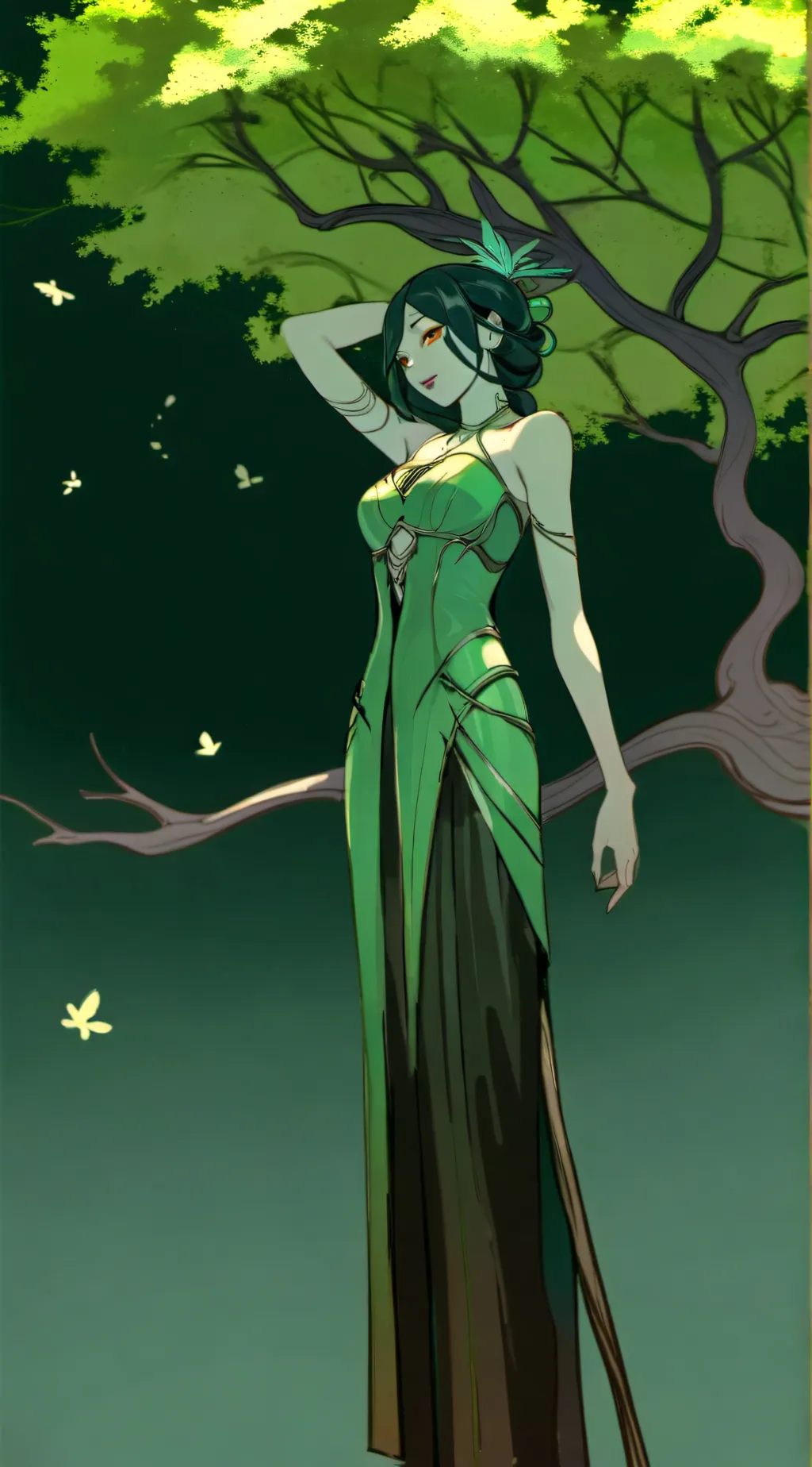 ai character: Evelyn background