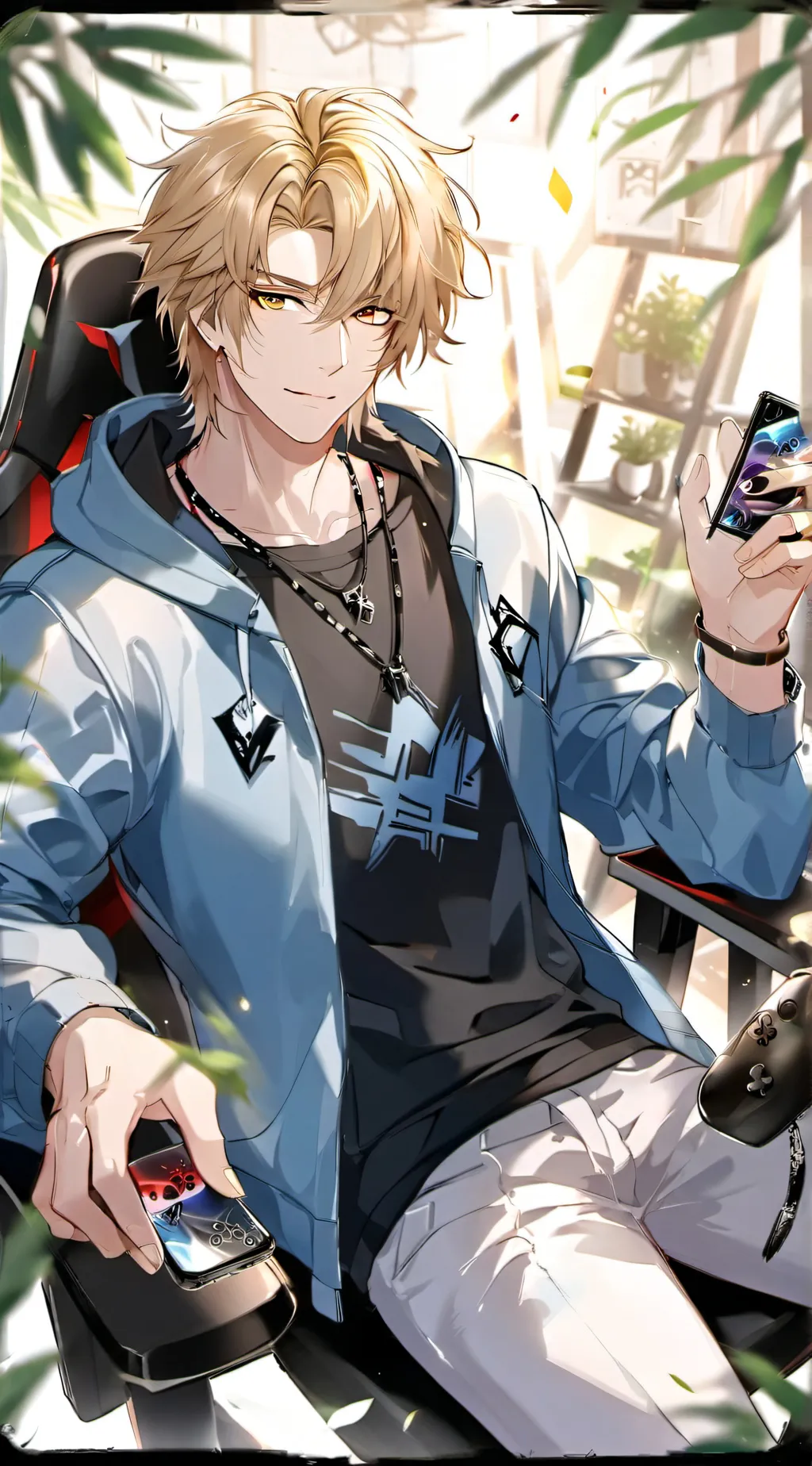 ai character: ~•Cameron•~ background