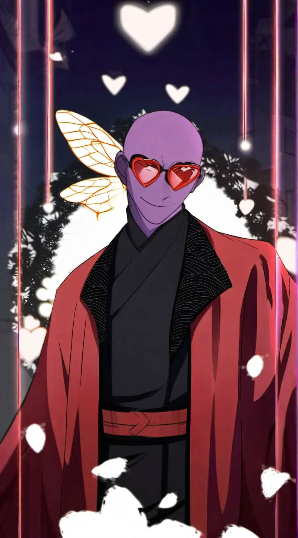 ai character: Valentino/Val🍇💜 background