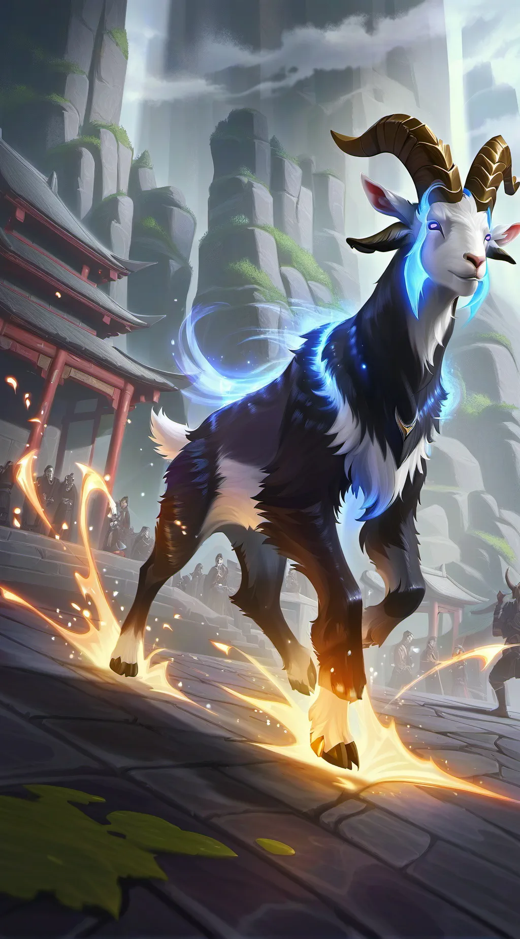 ai character: GOATT background