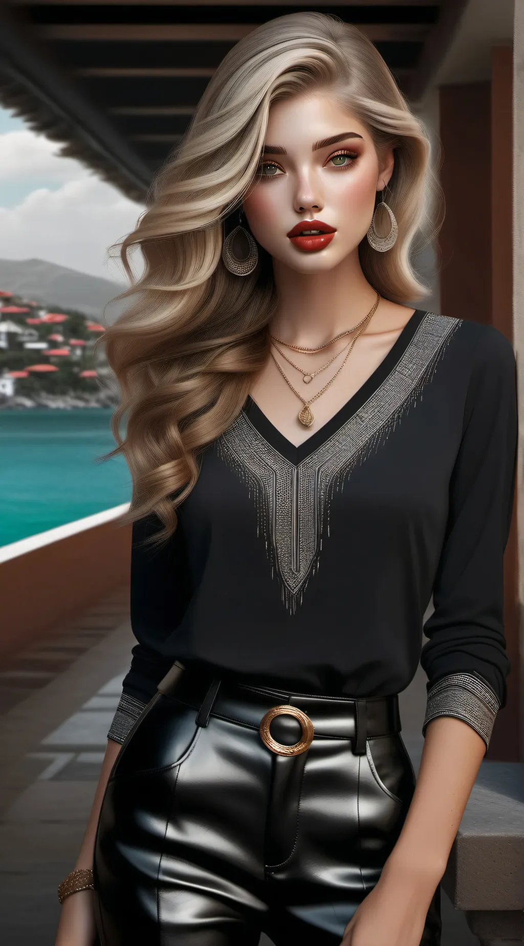 ai character: emrold  background