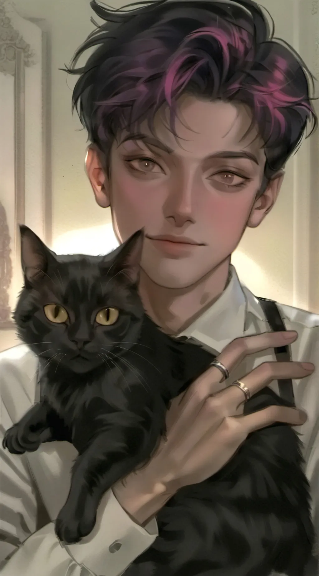 ai character: °Oliver° background