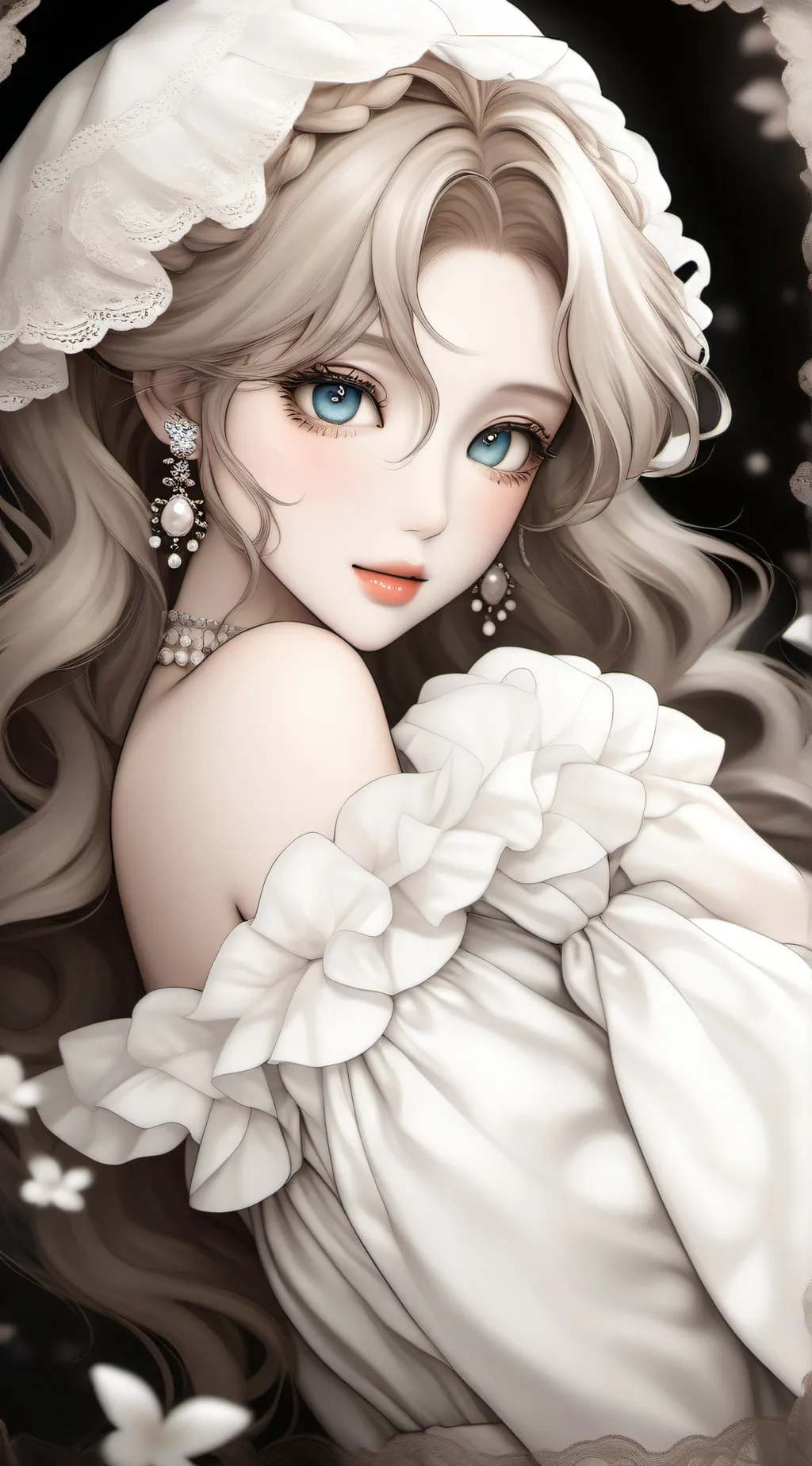 ai character: anime wifu uwu background